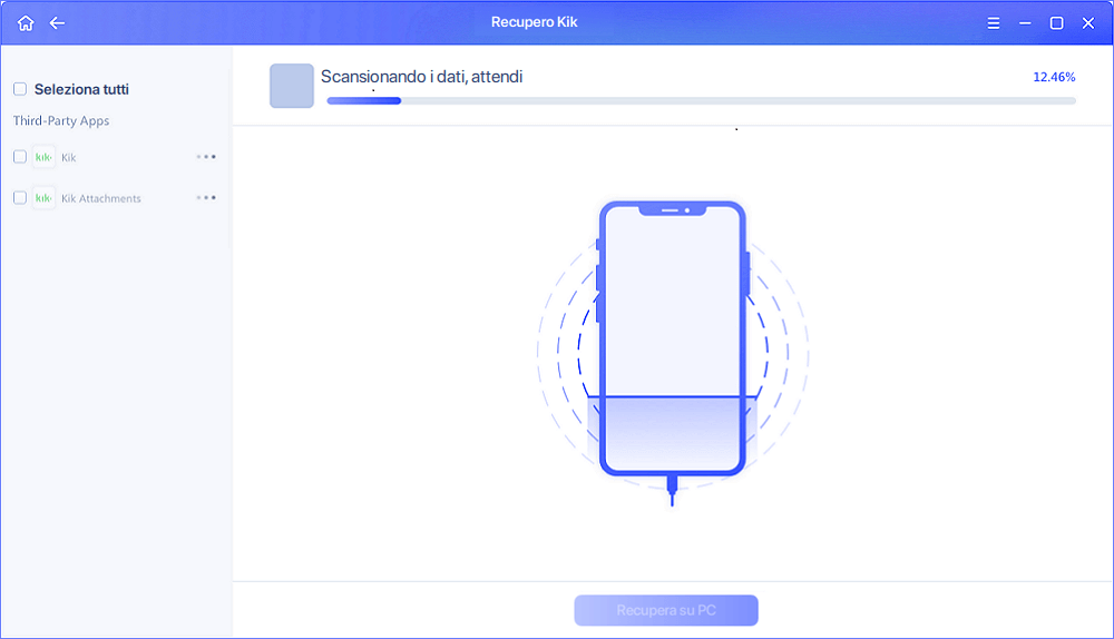 Recupera i dati KiK da iTunes - 4