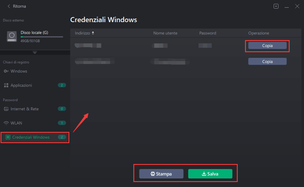 Save and backup Windows browser or Windows credentials' passwords on new PC.