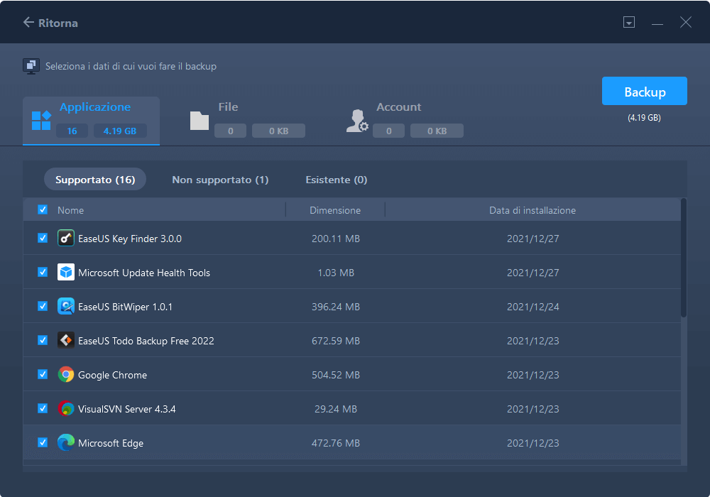 Trasferisci file da PC a PC senza rete - Passaggio 3